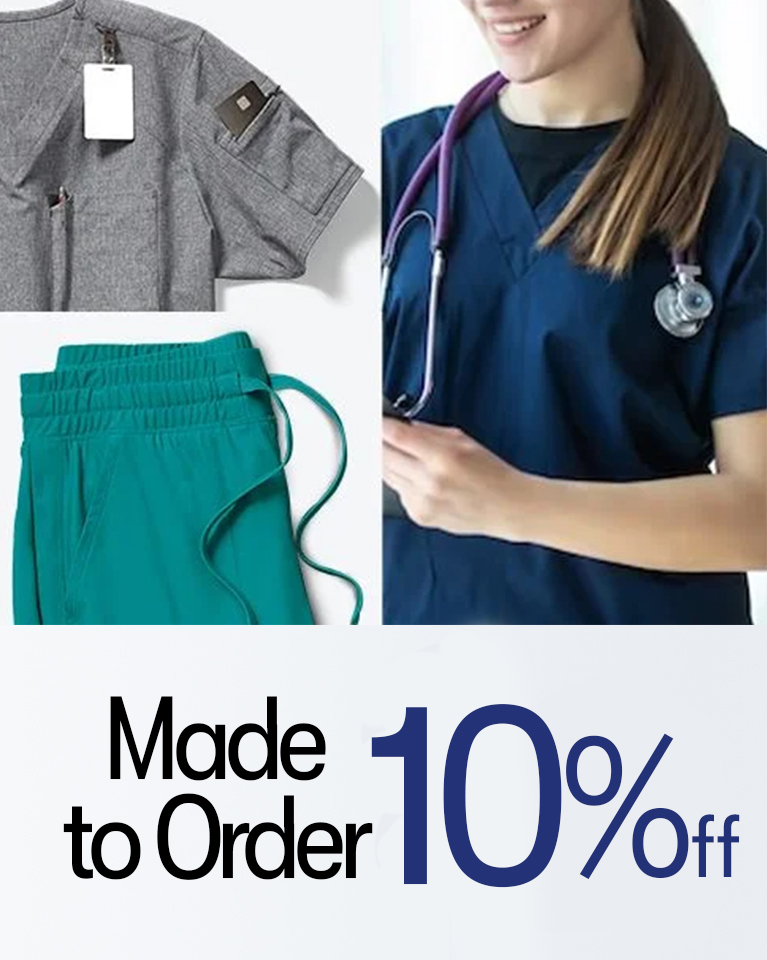 Women's Nursing Work Nurse Uniform Suit Lab Navy