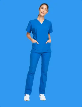 royal blue SCRUBS