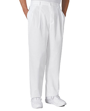 white scrub pants