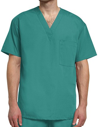 Adar Unisex Single Pocket V-Neck Nursing Scrubs