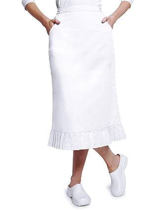 Adar Two Pocket Mid Calf Length Uniform Skirt