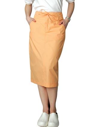 Clearance Sale Womens Mid-Calf Length Drawstring Nurse Skirt by Adar