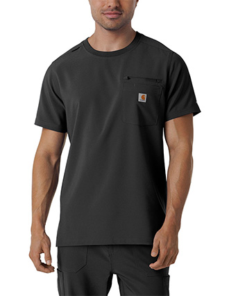 Wink Scrubs Carhartt Force Cross-Flex Men's Crew Neck Scrub Top