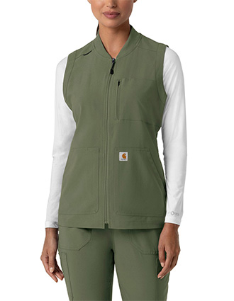 Wink Scrubs Carhartt Force Cross-Flex Women's Lightweight Scrub Vest