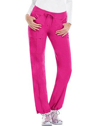 Certainty Petite Antimicrobial Women's Low-Rise Straight Leg Drawstring Pant