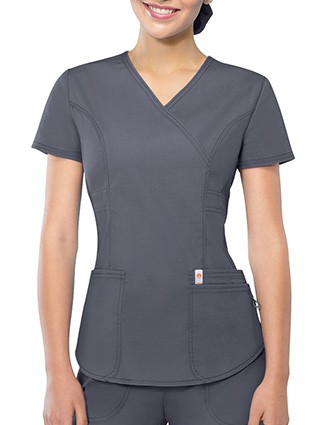 Certainty Antimicrobial Women's Mock Wrap Top