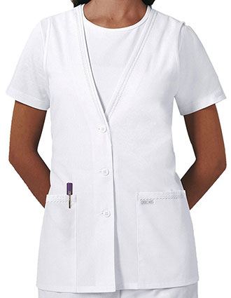 Nursing Vest, White, Nursing Top