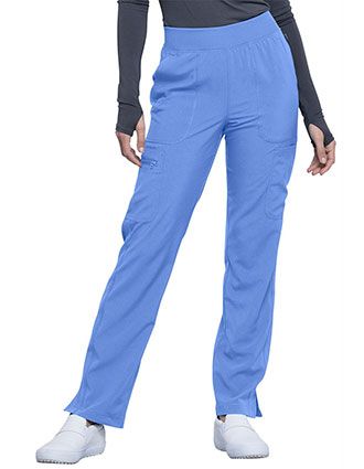 Cherokee Infinity Women's Mid Rise Tapered Leg Pull-on Pant
