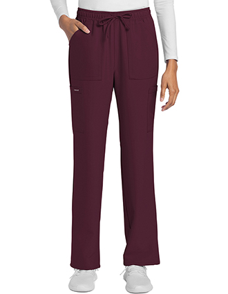 Cherokee WW Originals Ultra Women's Mid Rise Drawstring Trouser Cargo Pant