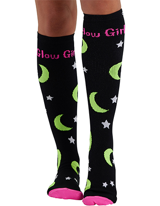 Cherokee Women's Glow GIrl 1 Pair Pack of Support Socks
