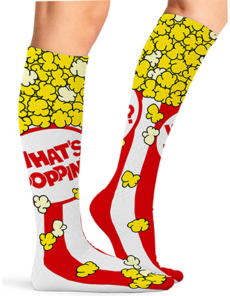 Cherokee Legwear Women's Compression Socks in What's Poppin