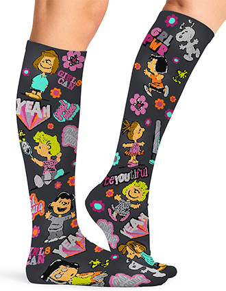 Cherokee Legwear Knee High Compression Socks in Girls Can