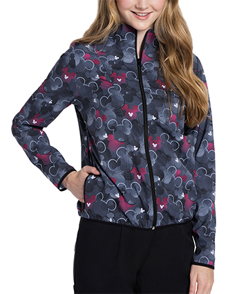 Cherokee Licensed Women's Packable Feeling Mickey Print Jacket