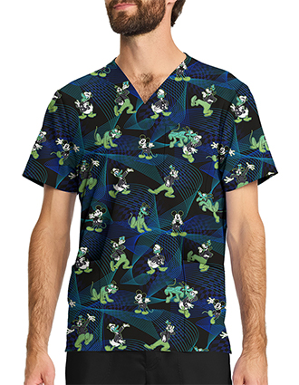 Cherokee Licensed Men's V-Neck Top in Take It Chill