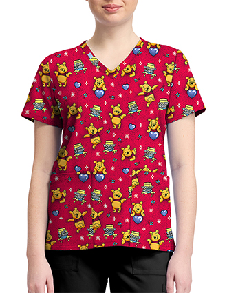 Cherokee Licensed V-Neck Top Unisex in You Say Honey