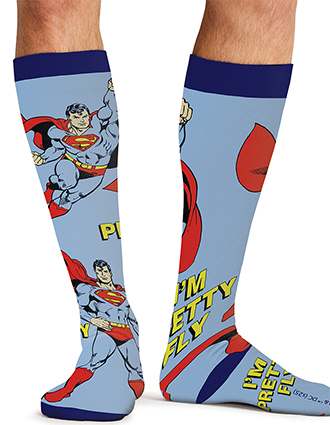 Cherokee Legwear Men's Compression Socks in Up In The Sky