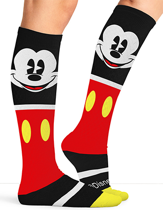 Cherokee Legwear Women's Compression Socks in My Mickey