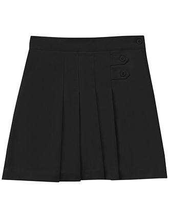 Classroom Uniforms Girls Plus Stretch Pleated Tab Scooter