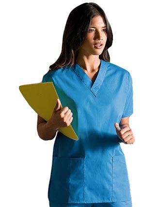 Dickies EDS Missy Fit Basic V-Neck Nurses Scrub Top