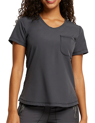 Dickies Dynamix Women's Rounded V-Neck Scrub Top