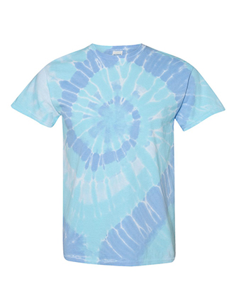 Dyenomite Multi-Color Spiral Tie-Dyed T-Shirt