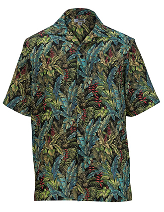 Edwards Tropical Leaf Camp Shirt
