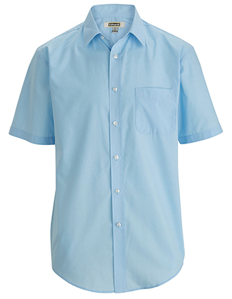 Edwards Men's Essential Broadcloth Shirt Short Sleeve