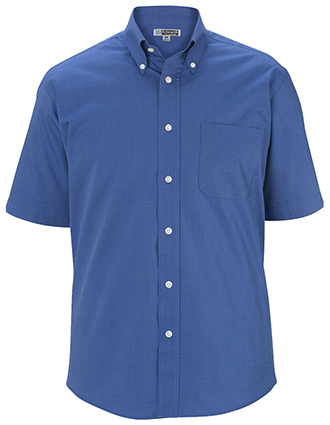 Edwards Men's Short Sleeve Pinpoint Oxford Shirt