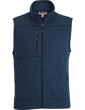 Edwards Mens Sweater Knit Fleece Vest