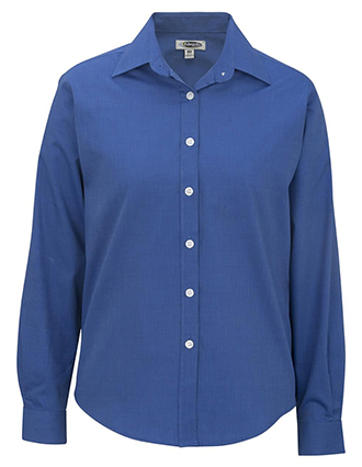 Edwards Women's Long Sleeve Pinpoint Oxford Shirt