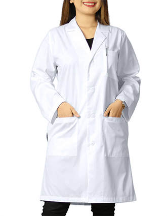 MedPro Women's Medical Scrub Solid Long Sleeve Fitted Easy Fit Waist Length  Uniform Work Doctor Denist Nurse Hospital Clinic EMT Emergency Veterinarian  Medical Field ASTD:White,Black XL : : Clothing, Shoes & Accessories