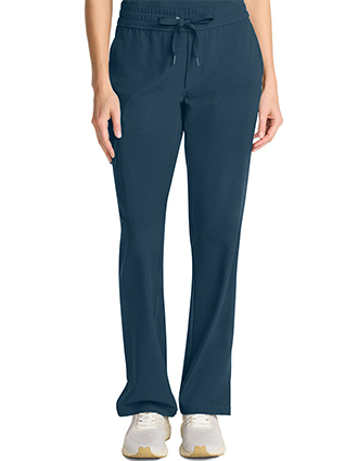 Healing Hands HH QUEST Mid Rise Drawstring Women's Straight petite Leg Pant