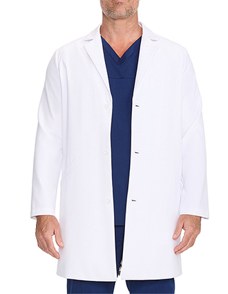 Healing Hands Men's Lab Coat in White