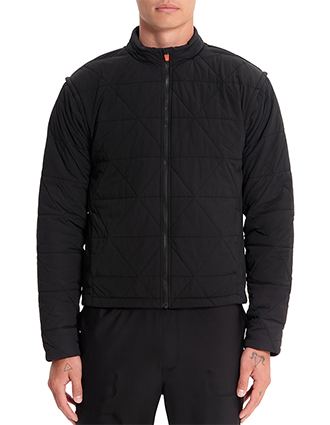 Infinity Lifestyle Men's Zip Convertible Puffer Jacket