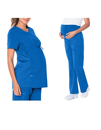 Landau Proflex Women's Maternity Scrub Sets