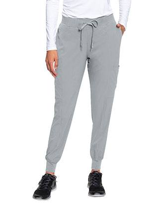 Med Couture Peaches Women's Seamed Jogger Scrub Petite Pant