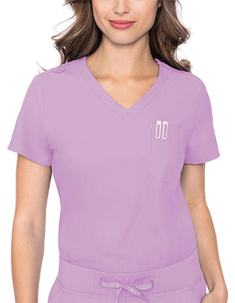 Med Couture Women's One Pocket Tuck-In Top