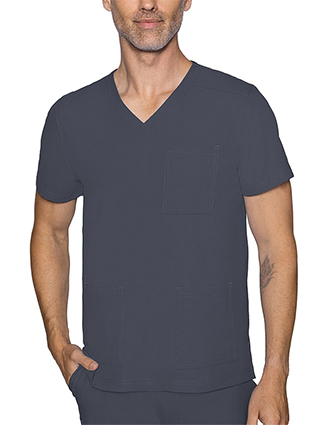 Medcouture Rothwear Insight Men's Scrub Top With Pockets
