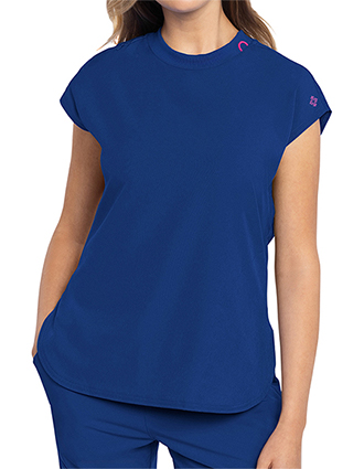 Med Couture Women's Round Neck Tuckable Top