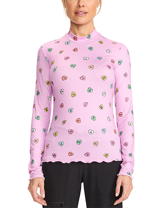 Med Couture Women's Merrow Edge Mock Neck Underscrub