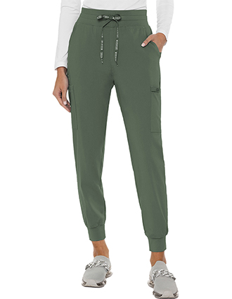 Medcouture Touch Women's Double Cargo Jogger Scrub Tall Pants