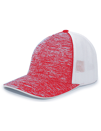 Pacific Headwear Aggressive Heather Trucker Flexfit-« Cap