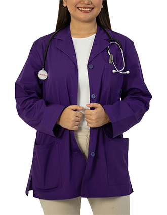 Panda Uniform Women's Length Colored Labcoat