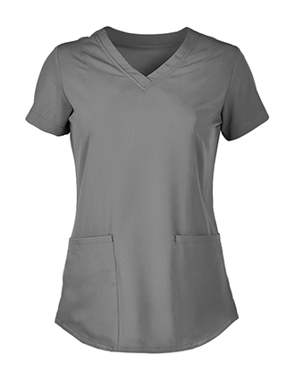 Panda Uniform Women's V-Neck Tunic Scrub Top