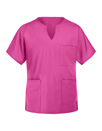 Panda Uniform Women's Three Pocket Split Neck Nursing Scrub Imported Top