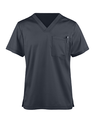Panda Uniform Women's V-Neck Single Pocket Scrub Imported Top
