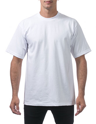 Pro Club Men's Heavyweight Cotton Short Sleeve Crew Neck T-Shirt