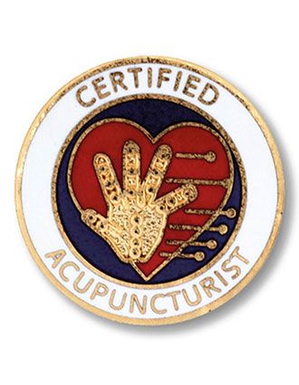 Prestige Certified Acupuncturist Pin