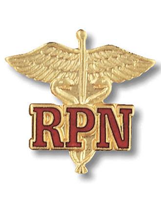 Prestige Registered Practical Nurse Emblem Pin