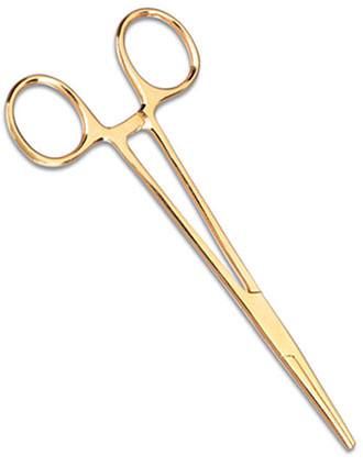Prestige 5.5 Inches Gold Plated Kelly Forceps